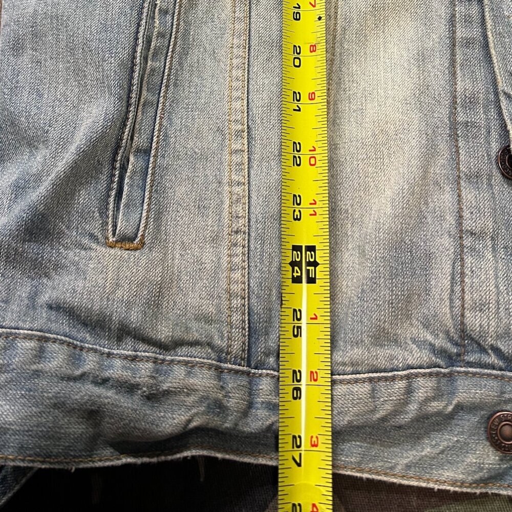 Levi's trucker one of a kind custom patched - Picture 6 of 11
